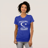 MOSLEMS FÜR HILLARY T-Shirt (Vorne ganz)