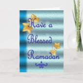 Moslems Ramadans Eid Mubarak islamisch Karte (Vorderseite)