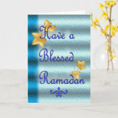 Moslems Ramadans Eid Mubarak islamisch Karte (Gelbe Blume)