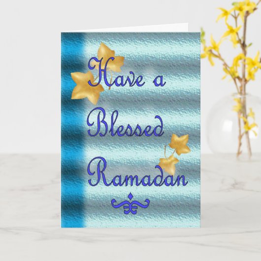 Moslems Ramadans Eid Mubarak islamisch Karte (Gelbe Blume)