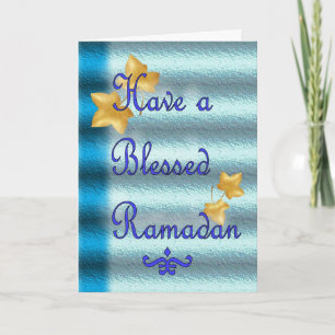 Moslems Ramadans Eid Mubarak islamisch Karte