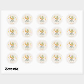 Mosque & Moon Eid Mubarak / Eid al-Fitr Stickers (Blatt)
