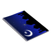 Mosque Silhouette at Night - Notebook Notizblock (Rechte Seite)