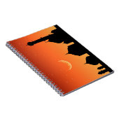 Mosque Silhouette Evening Sky - Notebook Notizblock (Rechte Seite)