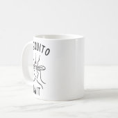 Mosquito Bait Funny Camping Campfire Outdoors Bug  Kaffeetasse (Vorderseite Links)