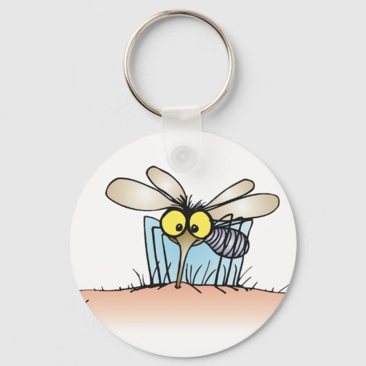 Mosquito Biting An Arm Keychain Schlüsselanhänger (Vorderseite)