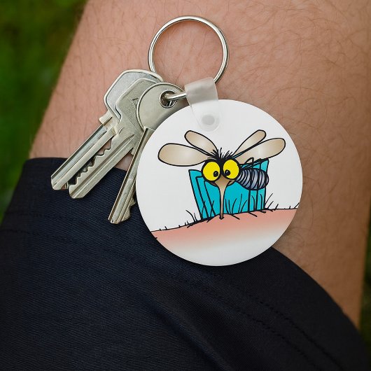 Mosquito Biting An Arm Keychain Schlüsselanhänger