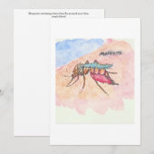 Mosquito Greeting Card Einladung (Vorne/Hinten)