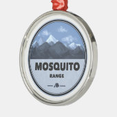 Mosquito Range Colorado Camping Ornament Aus Metall (Links)