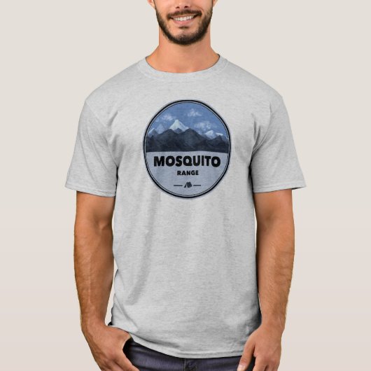 Mosquito Range Colorado Camping T-Shirt (Vorderseite)