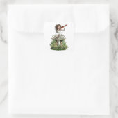 Moss Agate Fairy ~ Melody Quadratischer Aufkleber (Tasche)