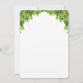 Moss and Mushrooms Elegante Moderne Hochzeiten Einladung (Rückseite)