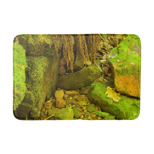 Moss and Stone – Hungarian Falls, Upper Peninsula Badematte (Vorderseite)