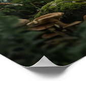 Moss Bear Forest Guardian Poster (Ecke)