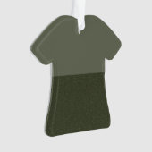 Moss Duo-Tone T - Shirt Ornament - individuell ein (Vorderseite)
