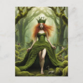 Moss Fairy Protector of the Forest Postkarte (Vorderseite)