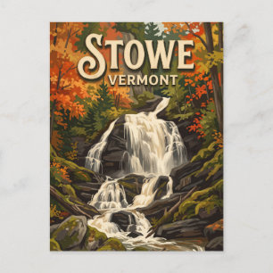Moss Glen Falls Stowe Vermont Postkarte