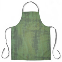Moss Green Abstrakt Unisex Schürze von Detailwisse
