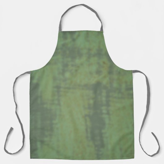Moss Green Abstrakt Unisex Schürze von Detailwisse (Vorderseite)