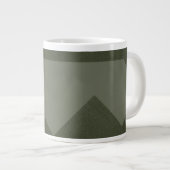 Moss Green Arrow Pattern Tasse (Vorderseite Rechts)