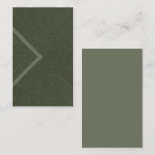 Moss Green Arrow Texture Business Card - Anpassen Visitenkarte