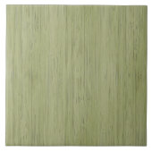 Moss Green Bamboo Holz Grain Look Fliese (Vorderseite)