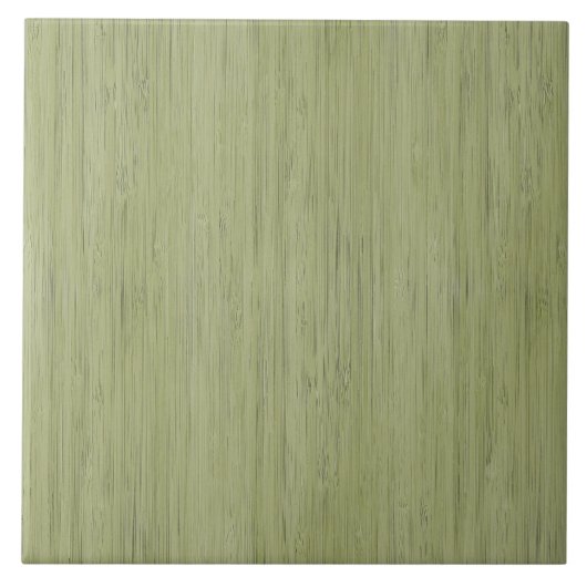 Moss Green Bamboo Holz Grain Look Fliese (Vorderseite)