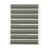 Moss Green Bottom Fade Wrap Label - Anpassbar (Bogen)