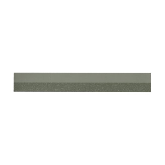 Moss Green Bottom Fade Wrap Label - Anpassbar (Person)