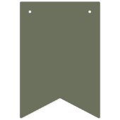 Moss Green Bunting Banner - individuell einstellba (Zweite Fahne)
