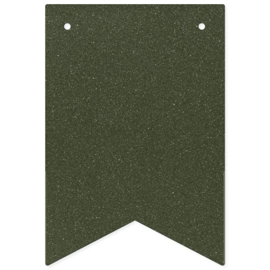 Moss Green Bunting Banner - individuell einstellba (Erste Fahne)