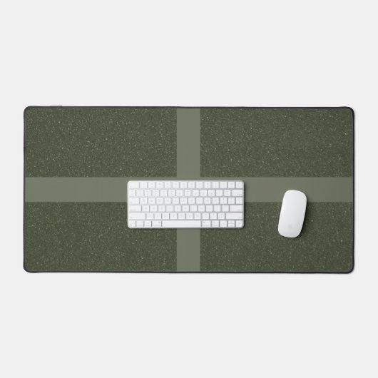 Moss Green Cross Design Schreibtisch Mat Custom Schreibtischunterlage (Tastatur & Maus)