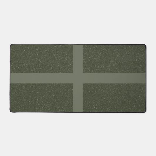 Moss Green Cross Design Schreibtisch Mat Custom Schreibtischunterlage (Vorderseite)