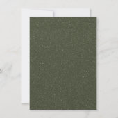 Moss Green Custom Einladungskarte Einladung (Vorderseite)
