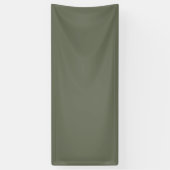 Moss Green Custom Fabric Banner (Vertikal)