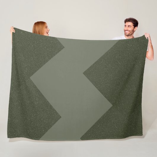 Moss Green Custom Fleece Blanket (Beispiel)
