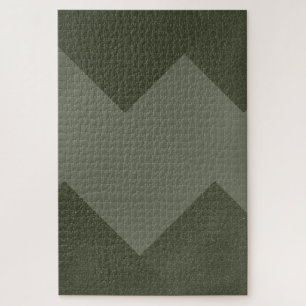 Moss Green Custom Jigsaw Puzzle