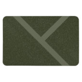 Moss Green Custom Magnet mit Textur - Anpassen (Horizontal)