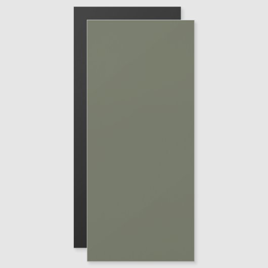 Moss Green Custom Magnetkarten Magnetkarte (Vorne/Hinten)