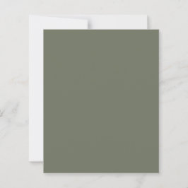 Moss Green Custom Paper Sheet