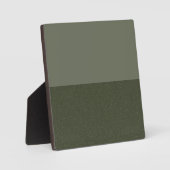 Moss Green Custom Table Sign Plaque Fotoplatte (Vorderseite)