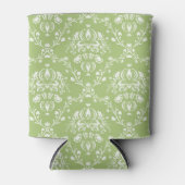 Moss Green Damask Dosenkühler (Vorderseite)