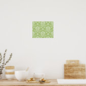 Moss Green Damask Poster (Küche)