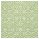 Moss Green Damask Stoff (Muster)