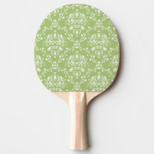 Moss Green Damask Tischtennis Schläger