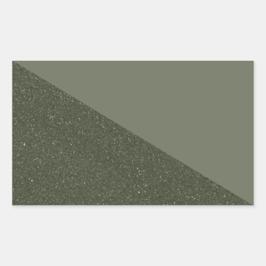 Moss Green Diagonal Textur Sticker (Vorderseite)