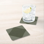 Moss Green Diamond Accent Paper Untersetzer (Vor Ort)