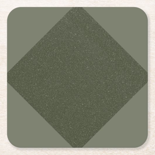Moss Green Diamond Accent Paper Untersetzer (Vorderseite)