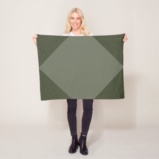 Moss Green Diamond Fleece Blanket (Beispiel)