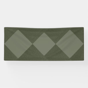 Moss Green Diamond Musterereignisbanner Banner